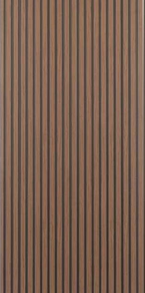 Brown Wood Charcoal Louvers 8x1 Ft - Rc 1114