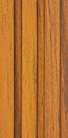 Brown Wood Finish Charcoal Louver/Panel 8x0.41 ft wood Brown 4012