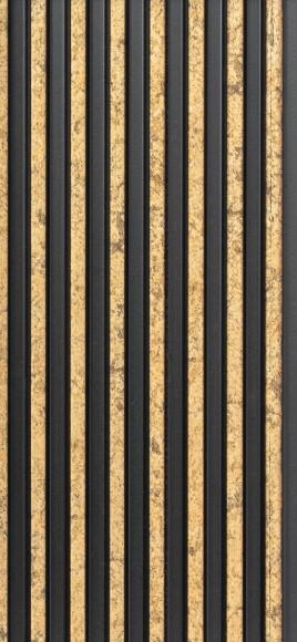 Brown Wood Finish Charcoal Louver/Panel 8x0.41 ft wood Brown 4026