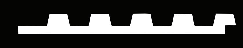 Brown Wood Finish Charcoal Louvers Panel 8x0.41 Ft - 4508