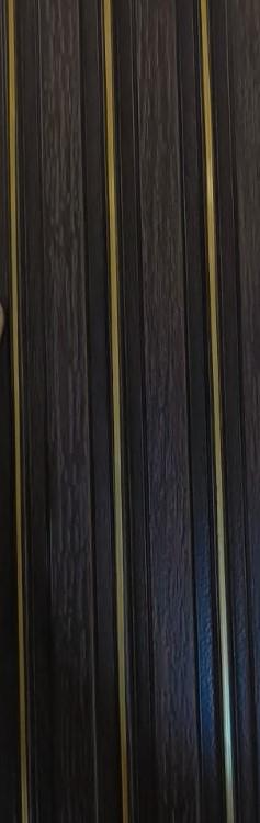 Decorative Wall Panel Wood Brown 9.5x0.41 Ft - Pn 03777