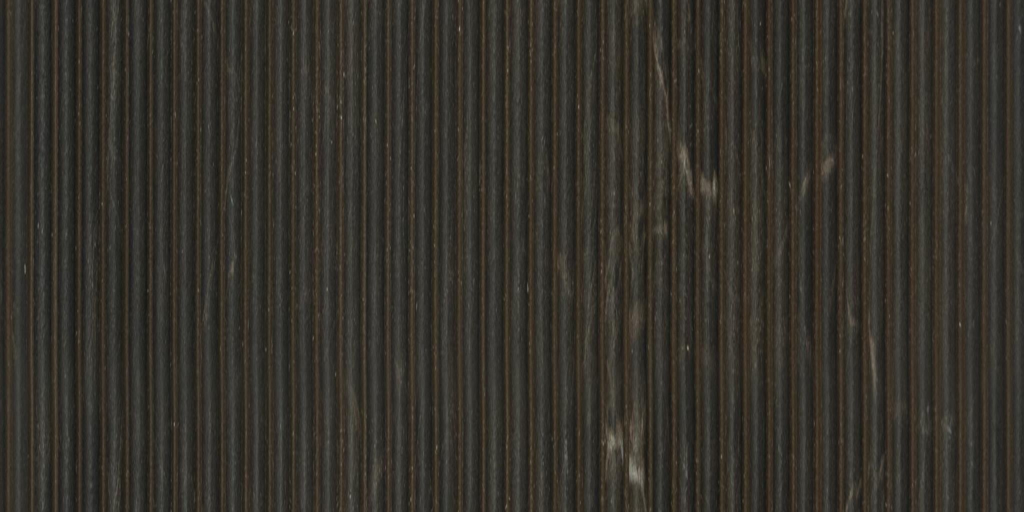 Wooden Effect Charcoal Louver Panel Wood Brown 8x1 Ft - Pn 00735