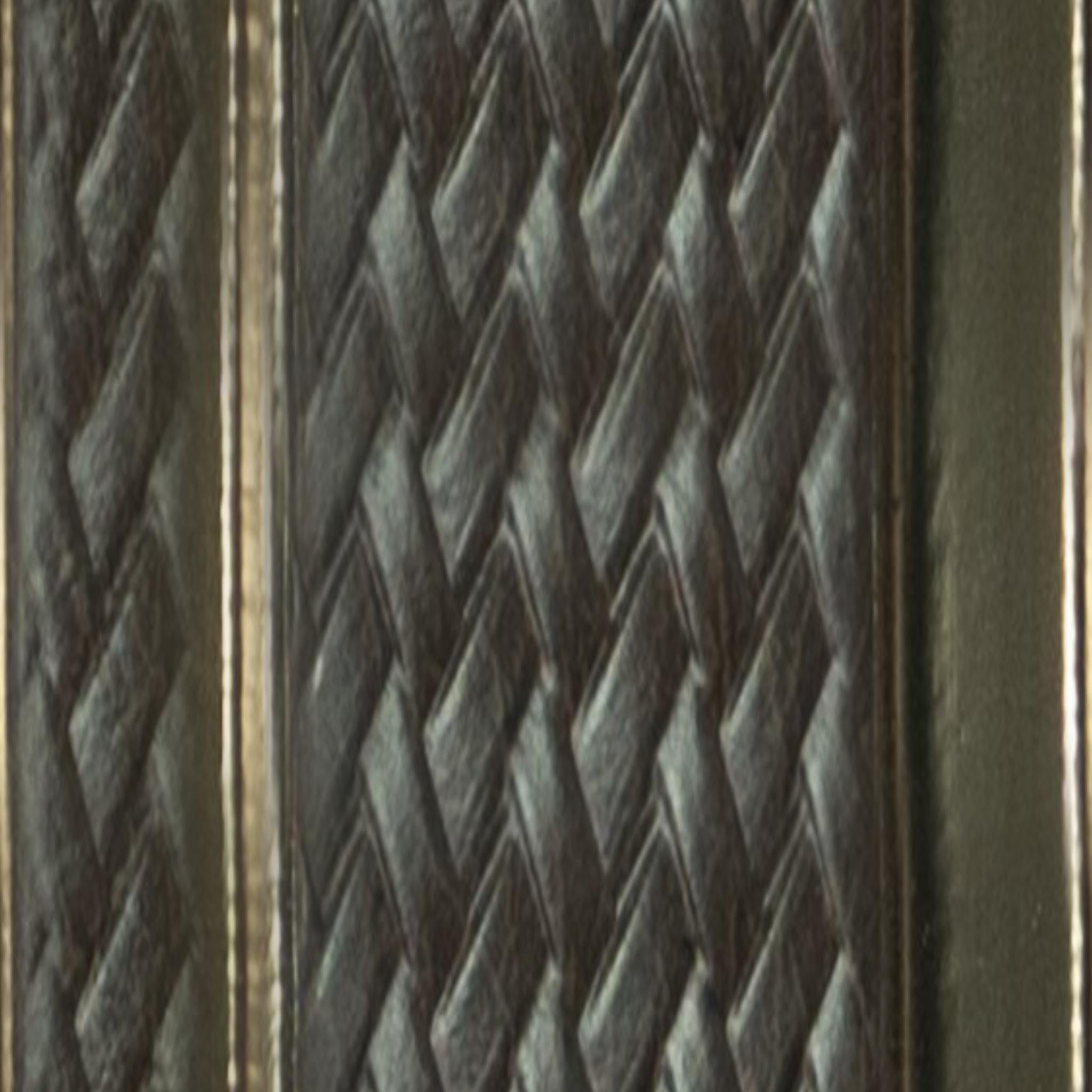 Brown Wooden Charcoal Louver Wood 8x0.39 Ft - Wl 1617