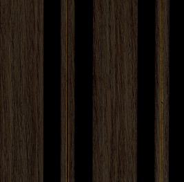 Brown Wooden Charcoal Louver Wood 8x0.39 Ft - Wl 1629
