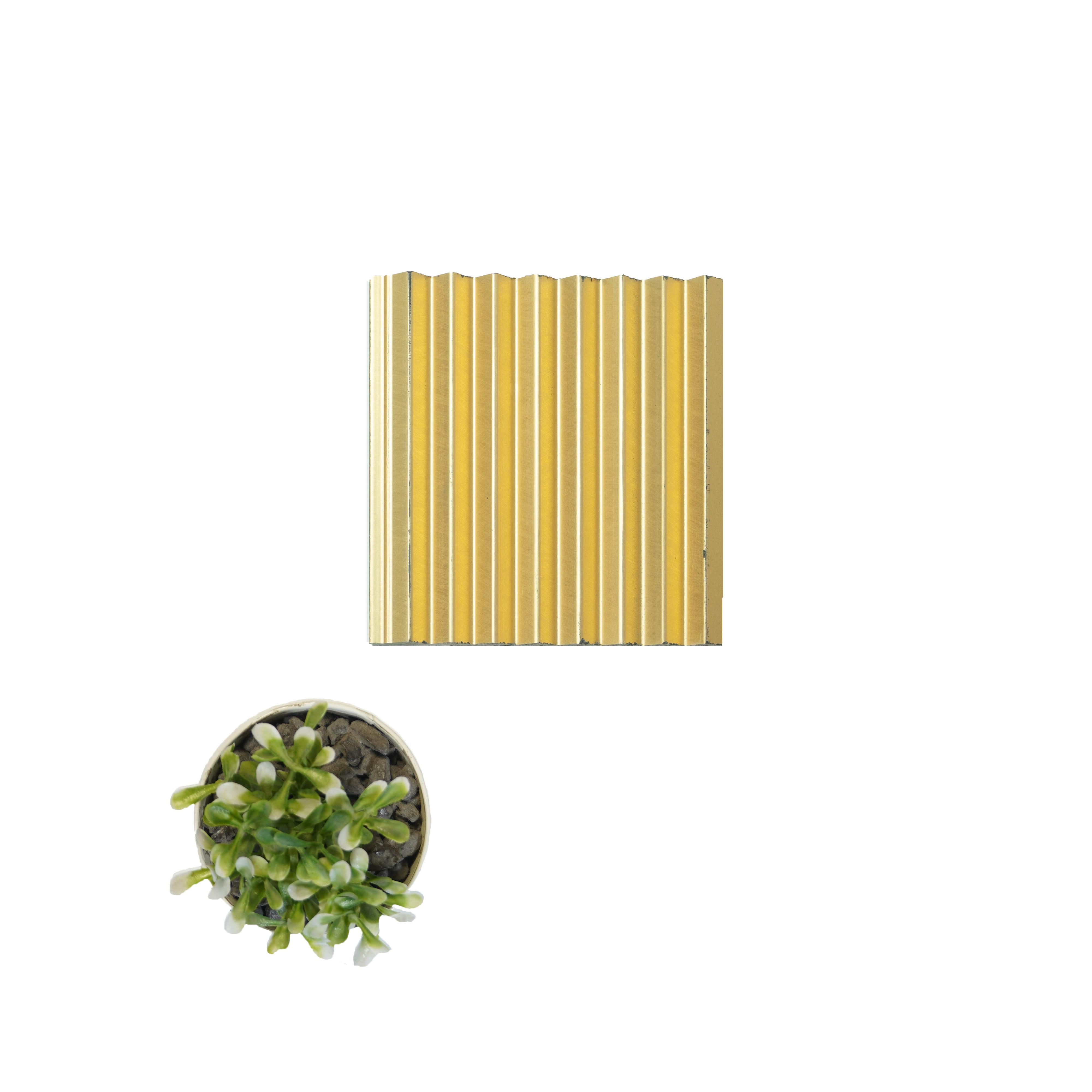 Brown Wooden Charcoal Louver Wood 8x0.39 Ft - Wl 1631