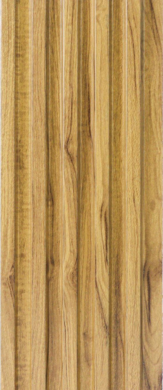 Premium Charcoal Panel Wood Louvers Brown 8x0.4 Ft - Pn 05289