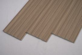 Premium Charcoal Panel Wood Louvers Brown 8x0.4 Ft - Pn 03412