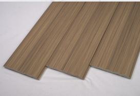 Brown Wooden Charcoal Louvers Panel Wood 8x0.4 Ft - Pn 03413