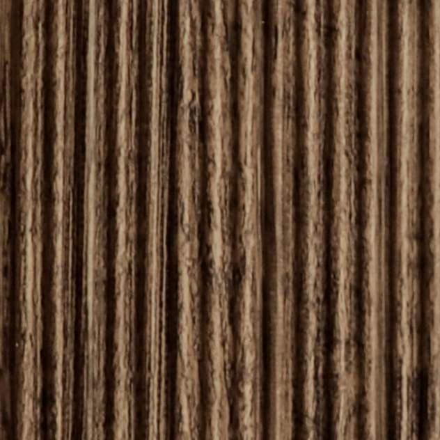 Brown Wooden Charcoal Louvers Panel Wood 9.5x0.37 Ft - Pn 03567