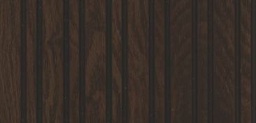 Brown Wooden Charcoal Louver Wood 9.5x0.5 Ft - Fl 3012