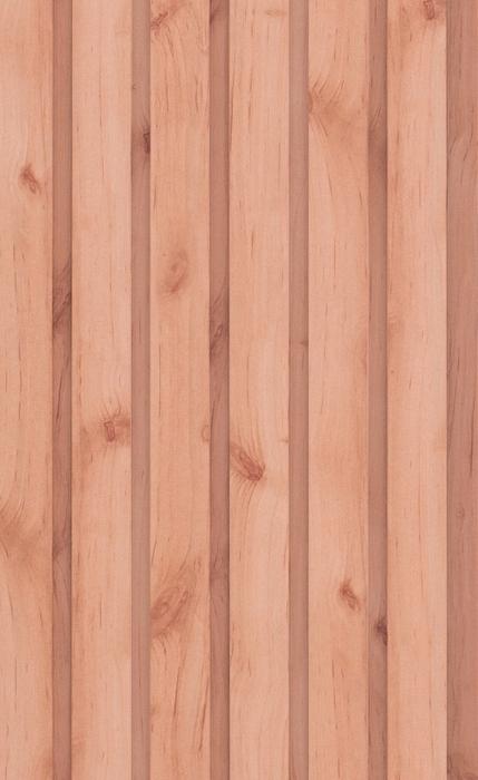 Brown Wooden Charcoal Louvers Panel Wood 8x1 Ft - Ed 9002