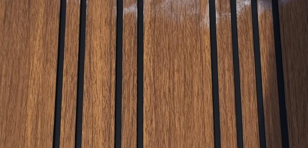 Decorative Wall Panel Wood Brown 9.5x0.98 Ft - Pn 04195