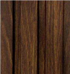 Wooden Louvers Panel Wood Brown 8x0.41 Ft - 941003