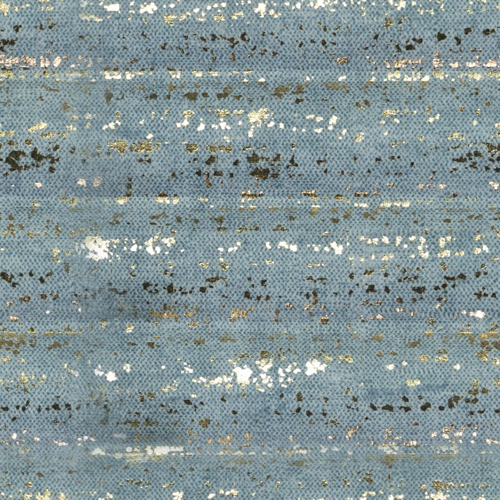 Straight Stack Decorative Wall Panel Fabric Blue 8x2 Ft - Cn 11