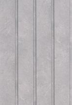 Charcoal Concrete 12 Mm Louvers Panel Wood Grey 9x0.42 Ft - 7502