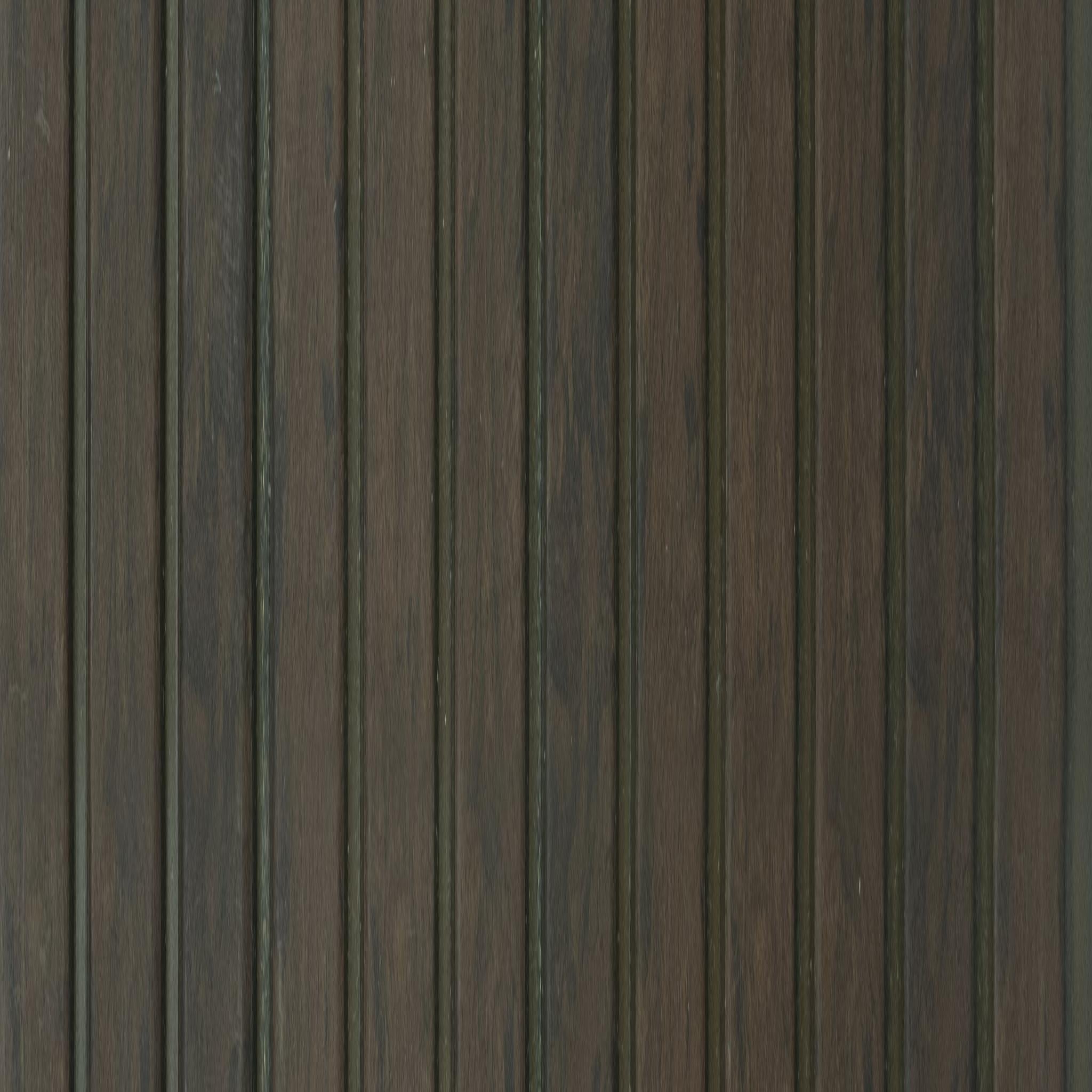 Rang Charcoal Louver Wood Choco Brown 8x1 Ft - Ra 8118