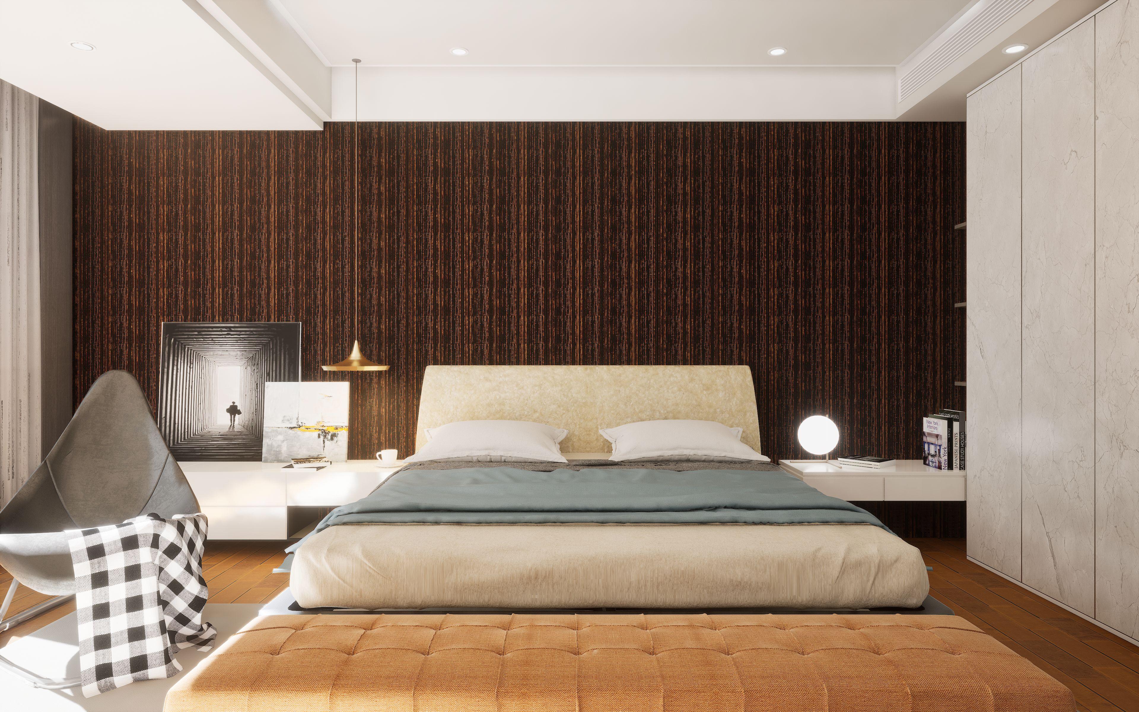 Dark Brown Charcoal Louvers Wood 8x0.41 Ft - 4016