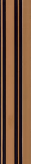 Estella Decor 8 Ft X 4.72 Inch Charcoal Louvers Plain Colors Brown 8x0.39 - Ed 1209