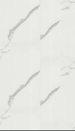 Italian Statuario Marble Series Decorative Wall Panel & Stone White 8x2 Ft - Ev 109001