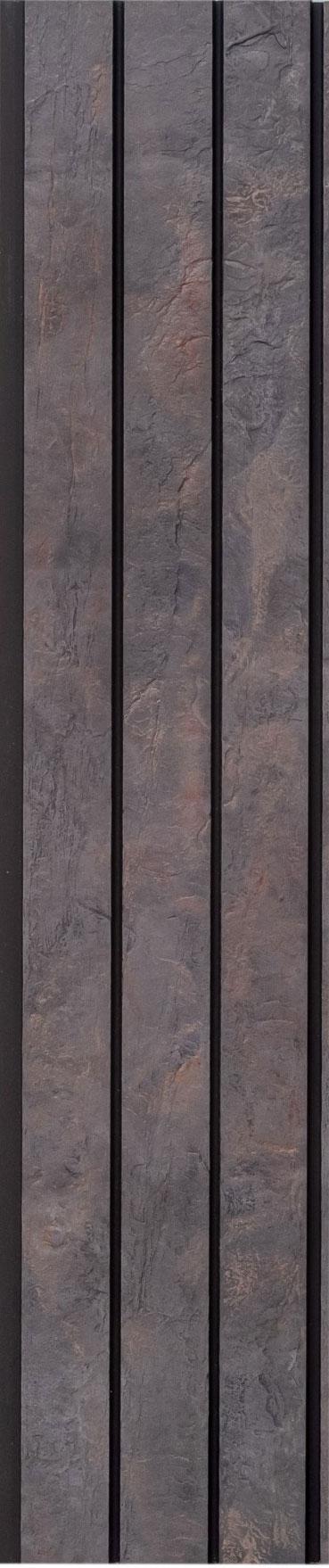 Cassa Series Stone Louvers Marble & Grey 8x0.39 Ft - 3452