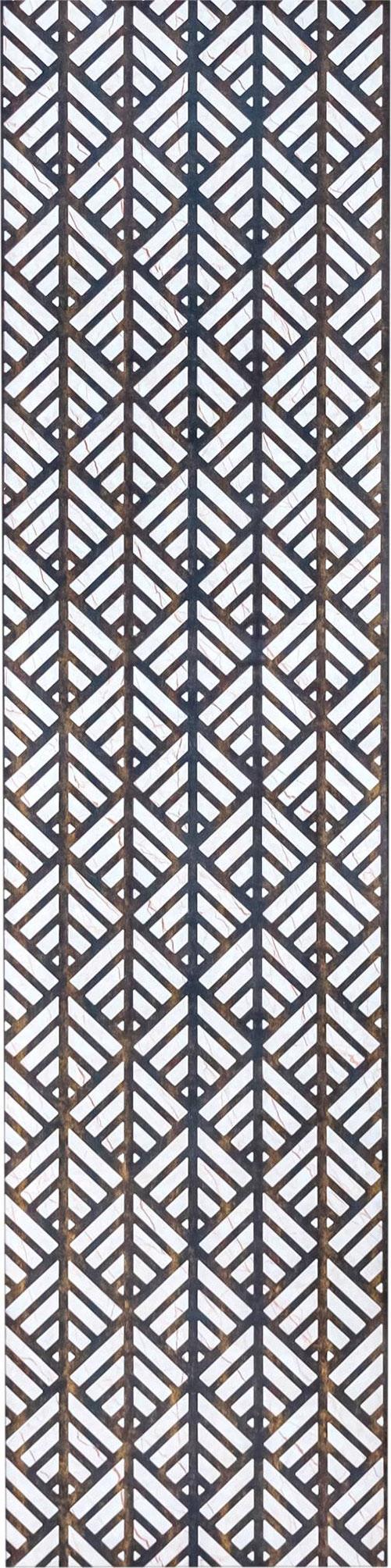 Aspire Series Patterned Decorative Wall Panel Designer Grey 8x2 Ft - 40024