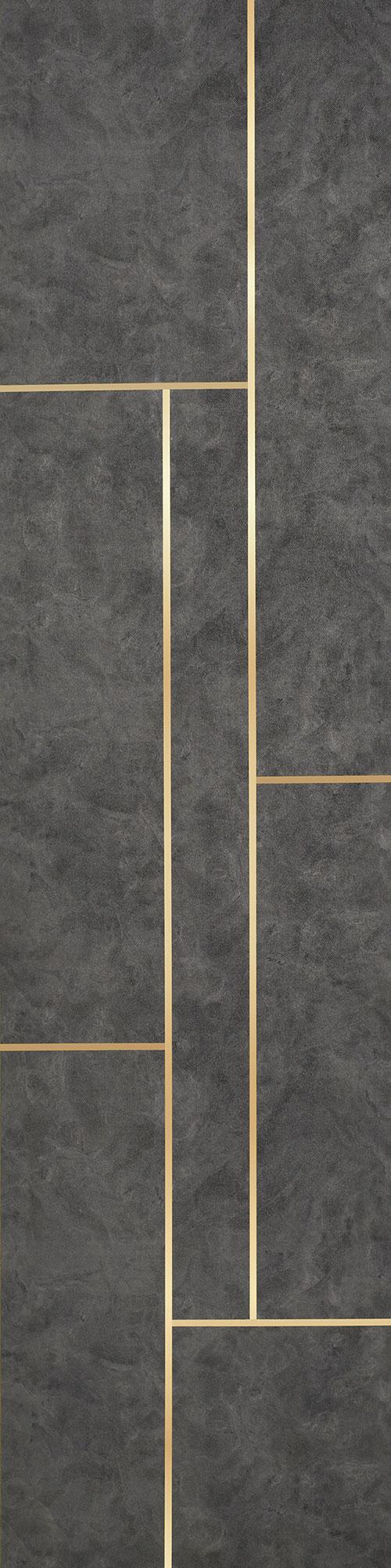 Allure Series Patterned Decorative Wall Panel Designer Grey 8x2 Ft - 5321