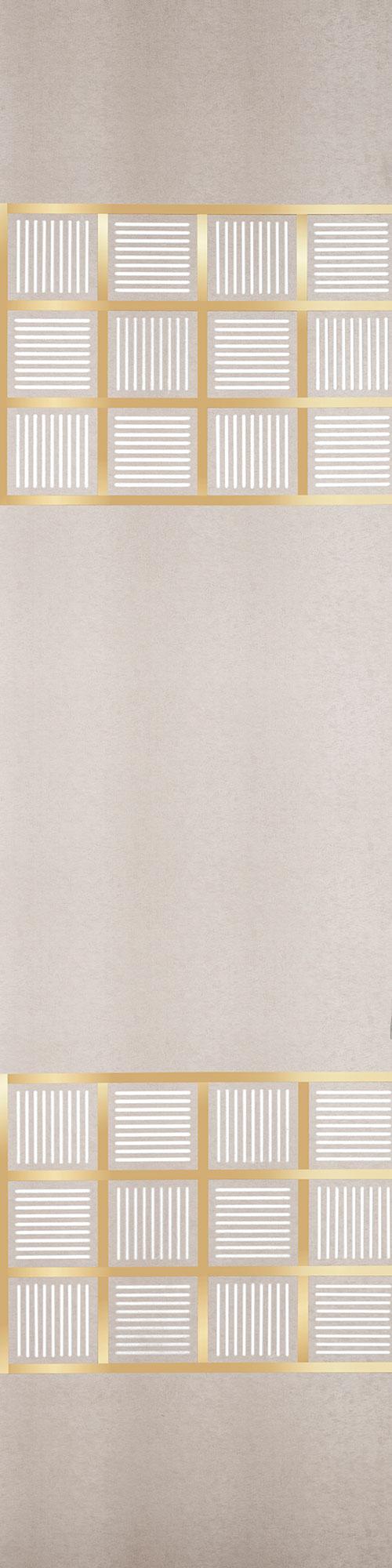 Allure Series Patterned Decorative Wall Panel Designer Grey 8x2 Ft - 5327