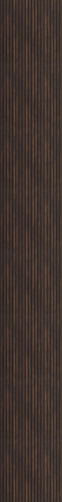 Chisel Series Wood Louvers Brown 8x1 Ft - 9778