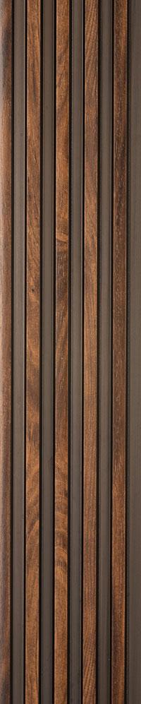 Louvers Pro Series Wood Brown 8x0.41 Ft - E108