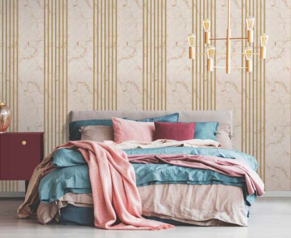 Decorative Wall Panel Designer Beige 8x1 Ft - Gl 12324