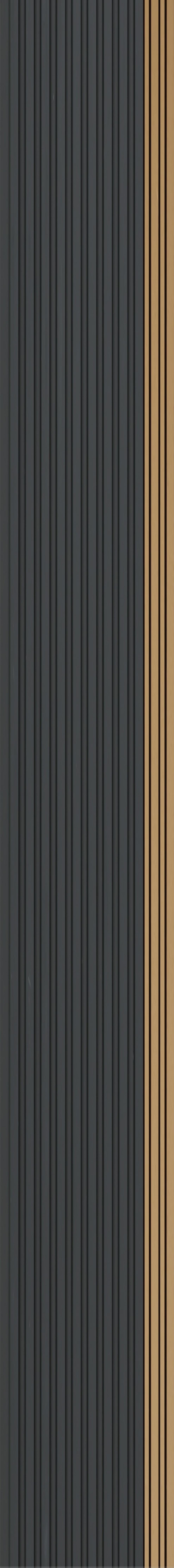 Decorative Wall Panel Plain Colors Grey 8x0.83 Ft - Gl 6351