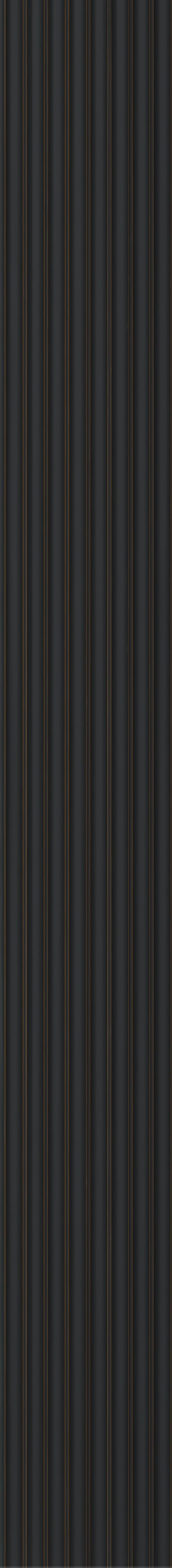 Decorative Wall Panel Plain Colors Black 8x0.83 Ft - Gl 6539