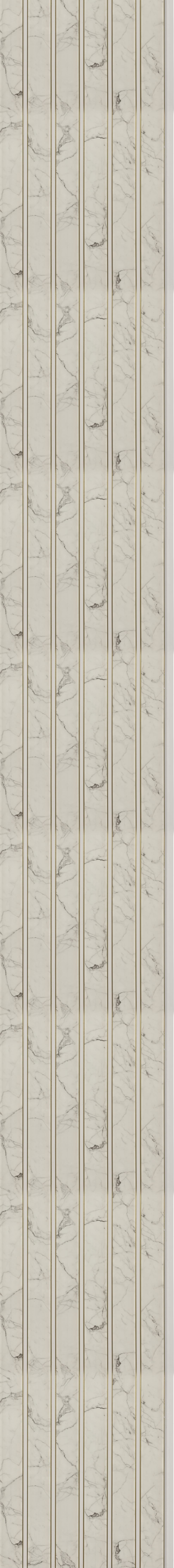 Decorative Wall Panel Marble & Stone Beige 8x0.83 Ft - Gl 6542