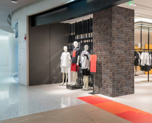 Gloirio Series Louvers Panel Designer Brown 8x2 Ft - Gl 10043