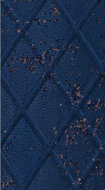 Gloirio Series Louvers Panel Designer Blue 8x2 Ft - Gl 10124