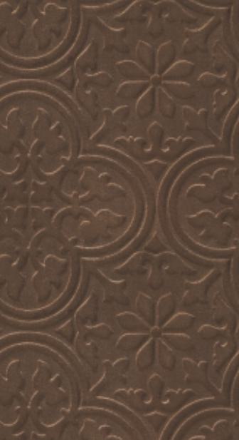 Gloirio Series Louvers Panel Designer Brown 8x2 Ft - Gl 10128