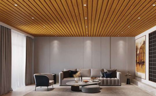 Pare Panels Golden Oak 12 mm Louver 13x1.1 ft wood Brown Golden_Oak