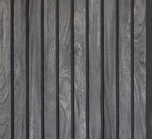 Interlock Wpc Louvers Marble & Stone Gray Wood 8x1 Ft - Pn 02727 G