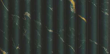 Green Marble Charcoal Louver & Stone 9.5x0.5 Ft - Fl 6109