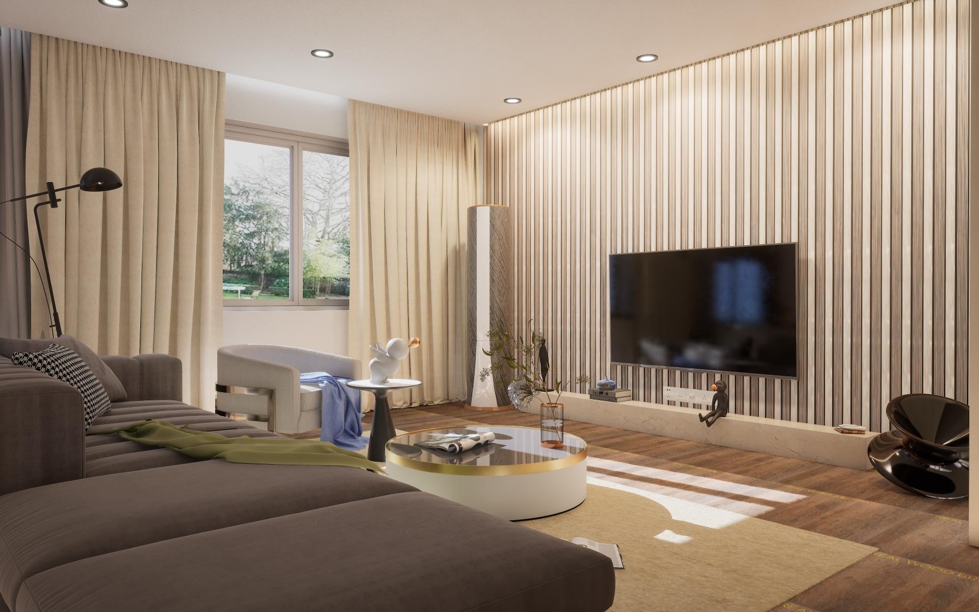 Clads Series Louvers Wood Grey 8x0.41 Ft - 1002 Ea23l