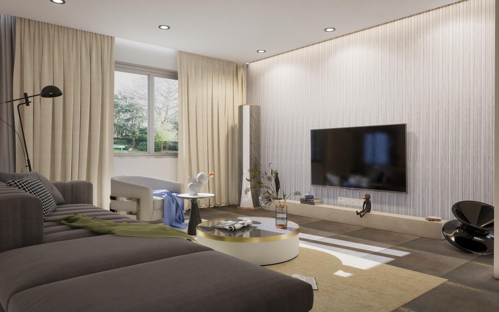 Clads Series Louvers Wood Grey 8x0.41 Ft - 1020 Sf15sl