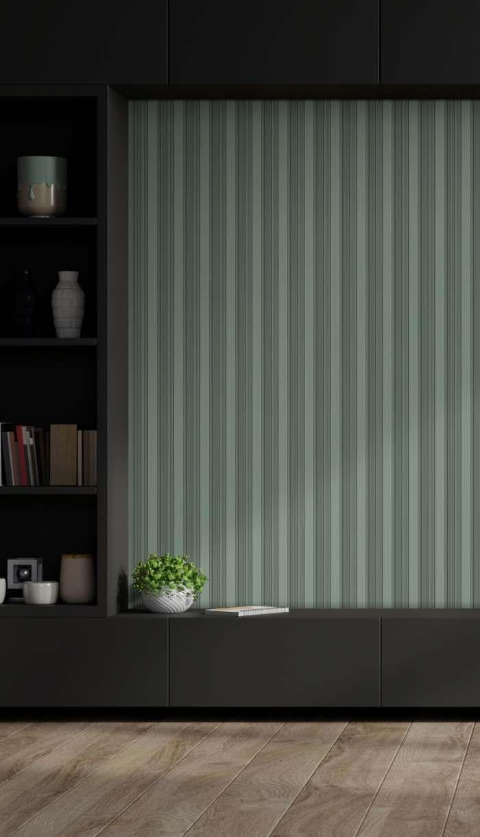 Elegance Series Grey Charcoal Louvers Laminates Plain Colors 8x0.41 Ft - Sa 4008