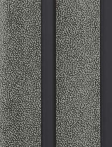 Grey Leather Charcoal Louver Fabric 9.5x0.39 Ft - Wl 2810