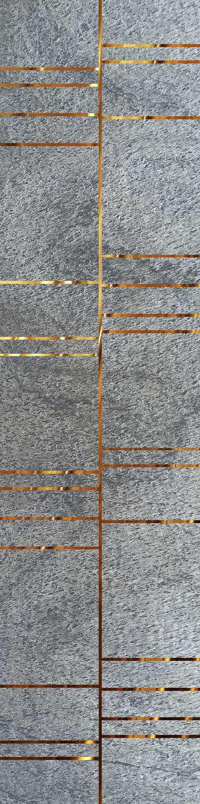 Decorative Wall Panel Wood Grey 8x2 Ft - Pn 03762