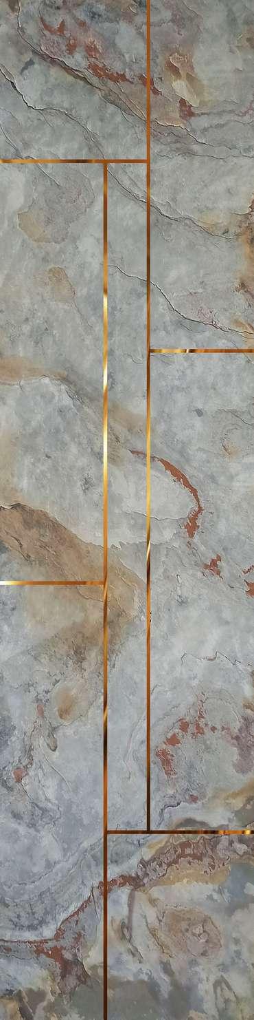 Decorative Wall Panel Wood Grey 8x2 Ft - Pn 03763