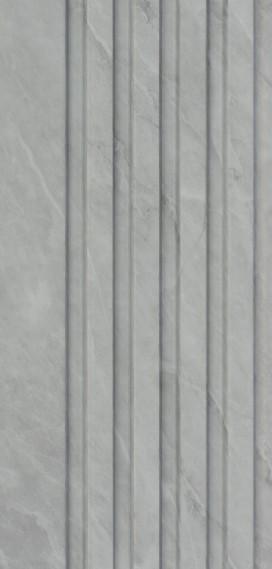 Grey Marble Finish Charcoal Louver/Panel 8x0.41 ft marble & stone Grey 4020