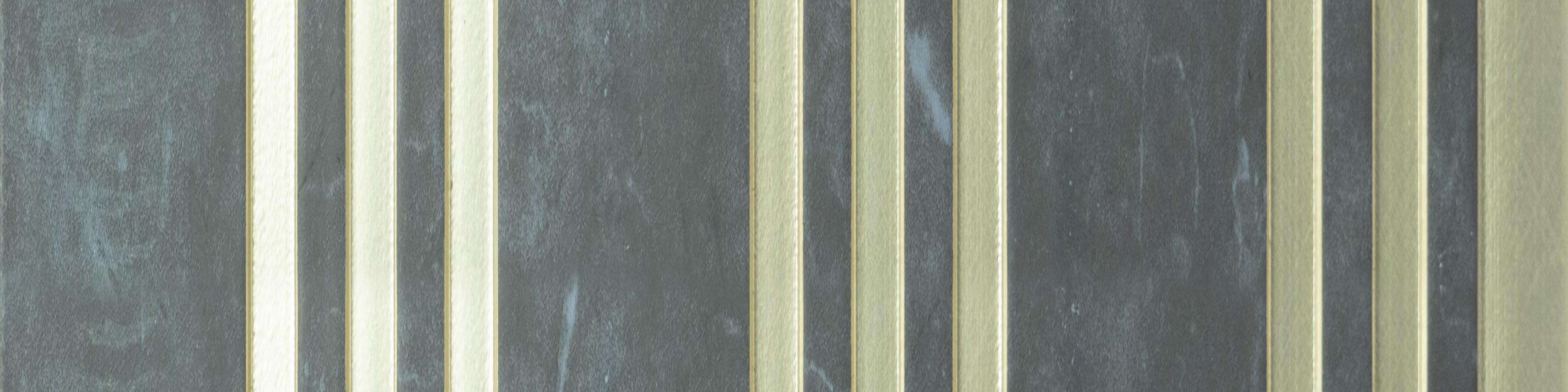 Grey Marble Charcoal Louvers Panel & Stone 8x1 Ft - Pn 00775