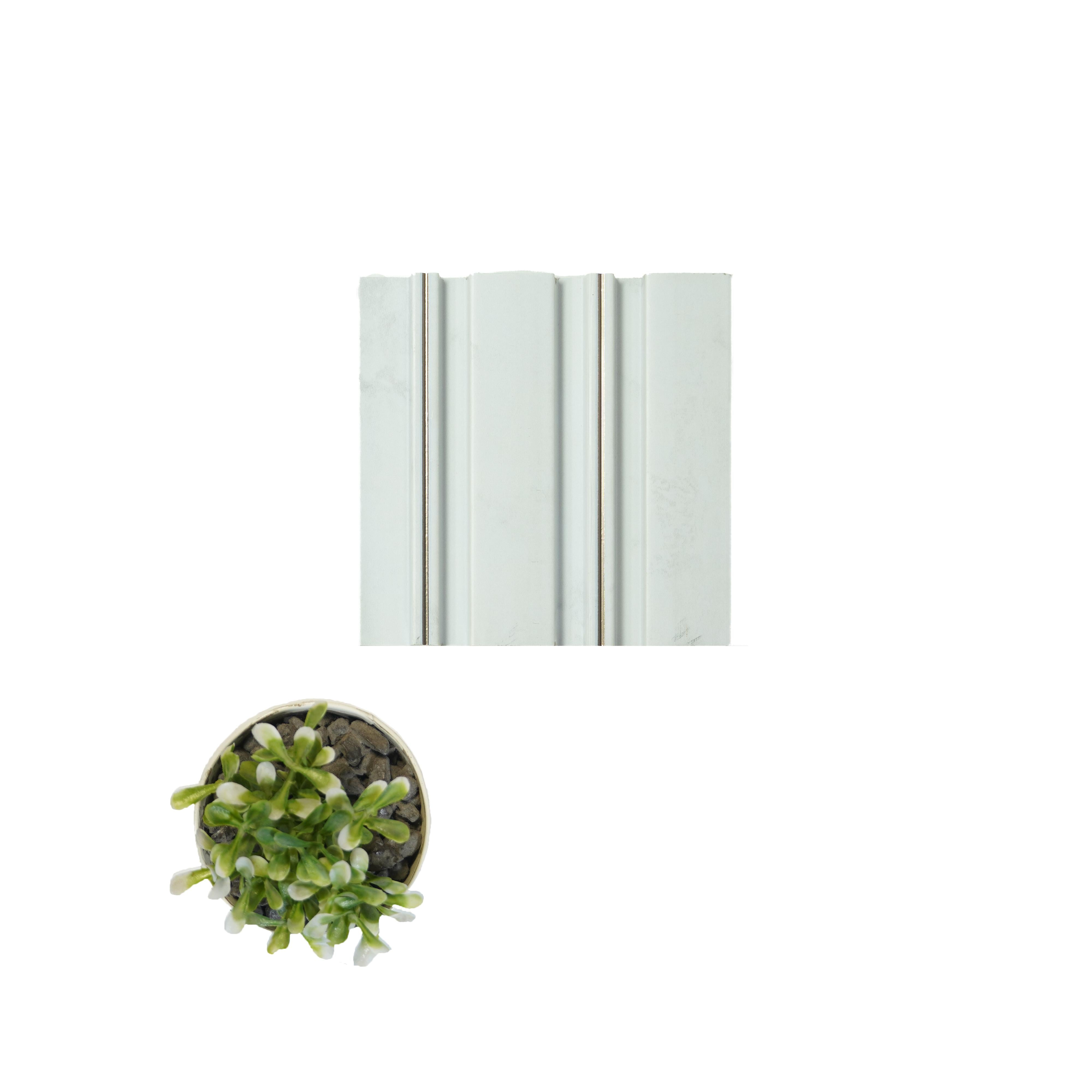 Grey Marble Charcoal Louver & Stone 8x0.39 Ft - Wl 1626