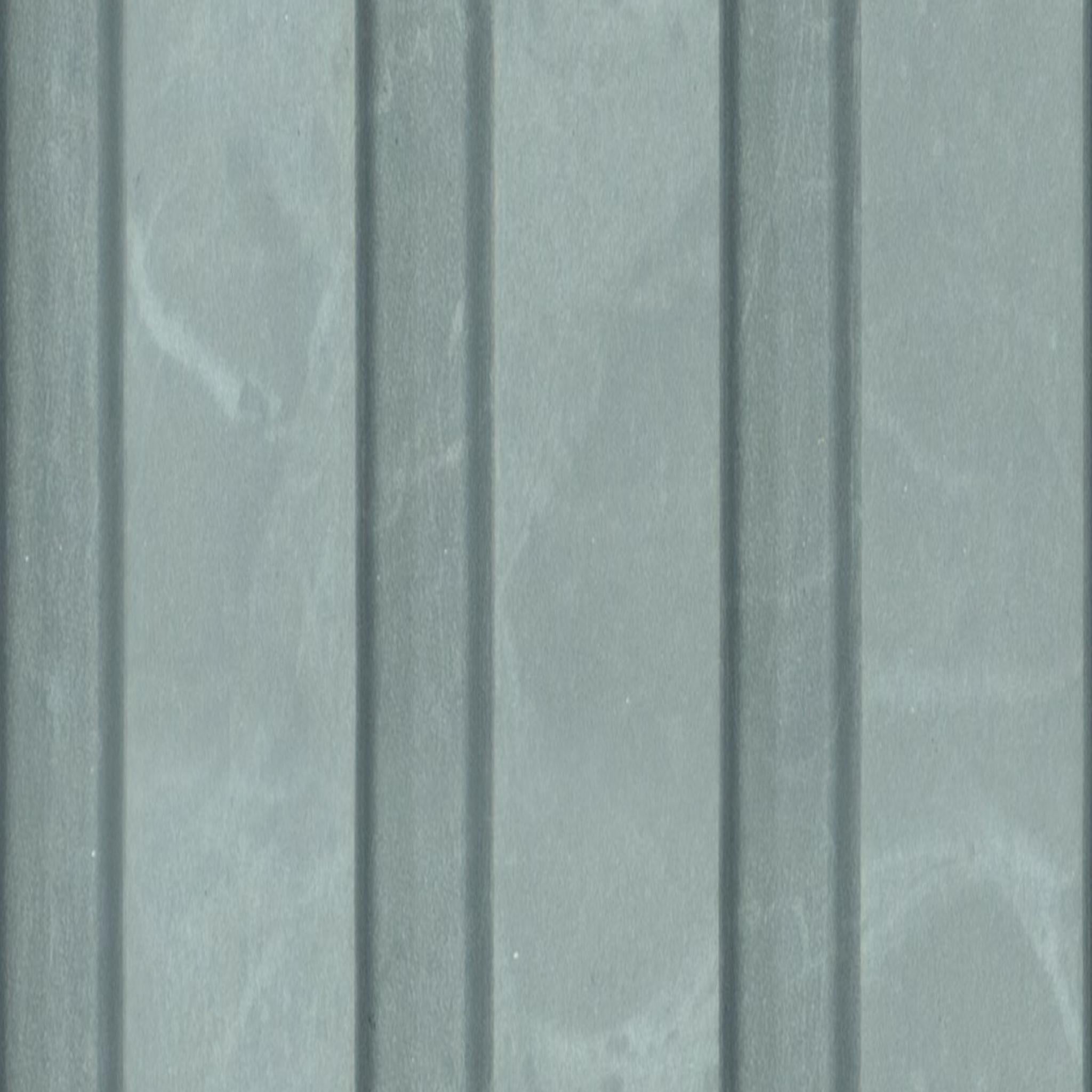 Grey Marble Charcoal Louvers Panel & Stone 8x0.4 Ft - Pn 00663