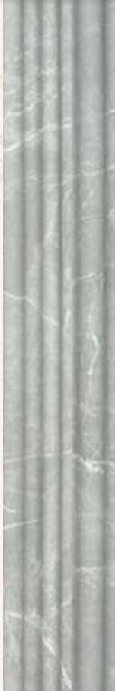 Grey Marble Charcoal Louvers Panel & Stone 9.5x0.4 Ft - Pn 00522